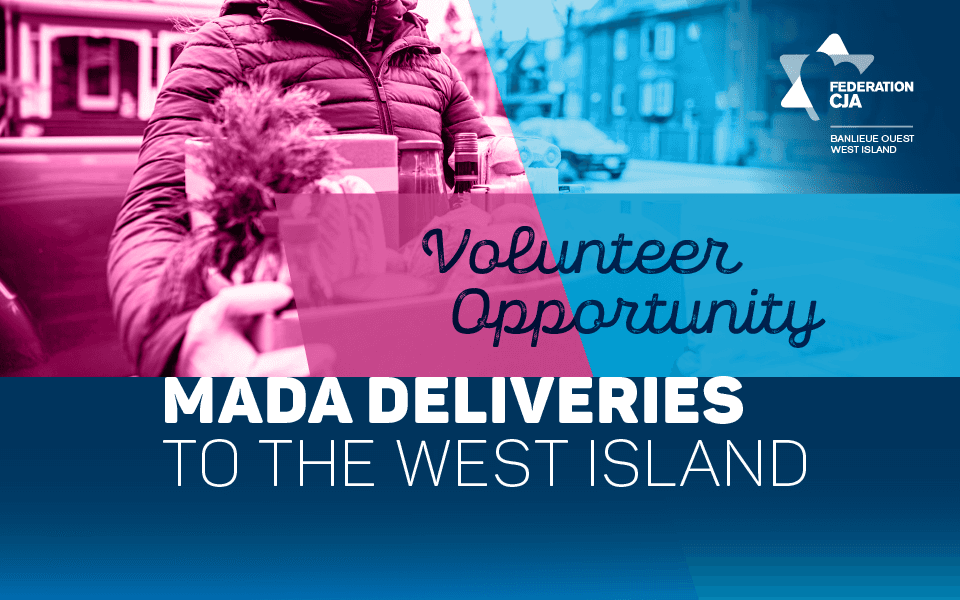Mada Deliveries to the West Island: Volunteer Opportunity