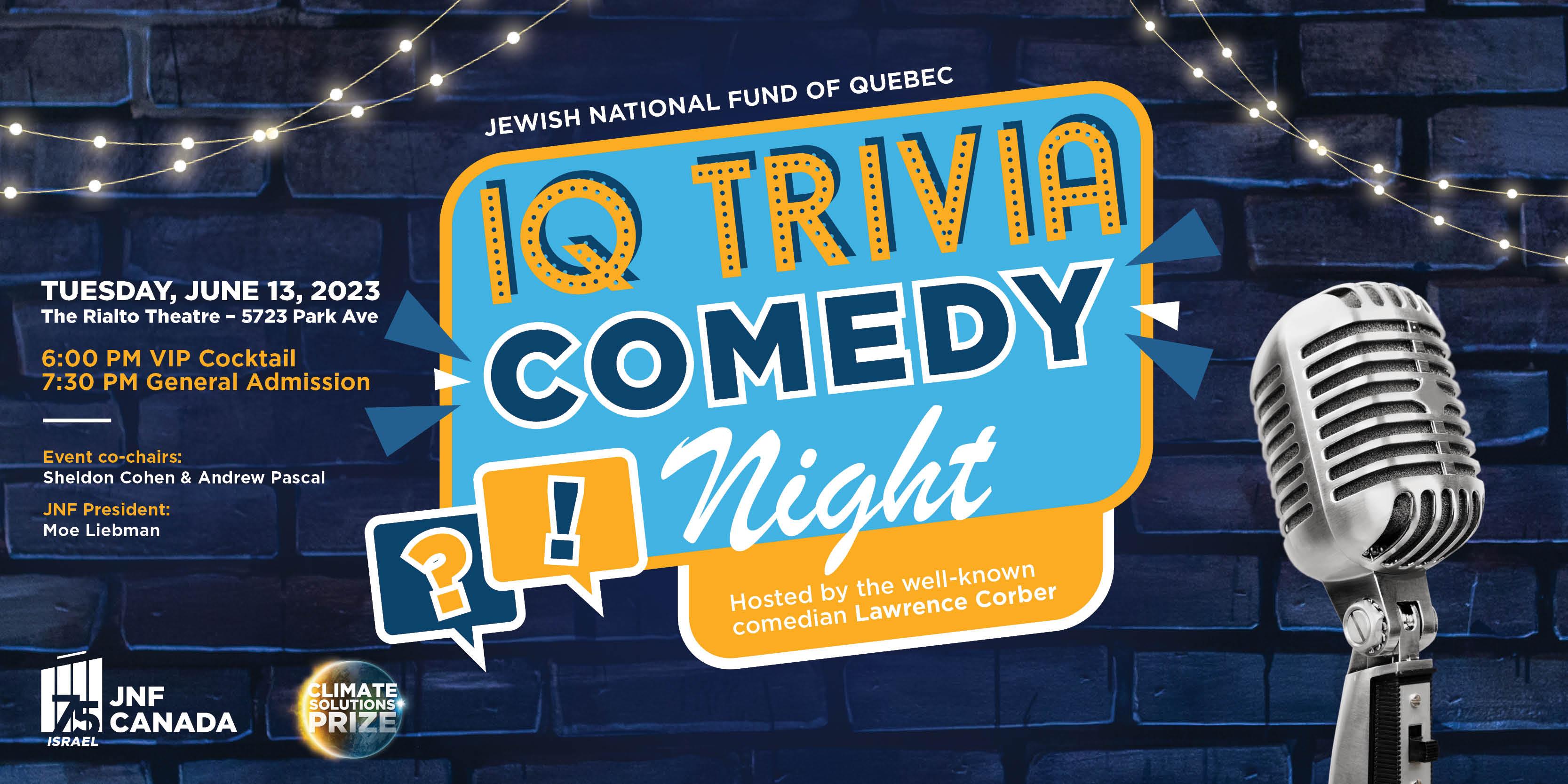 IQ Trivia Comedy Night