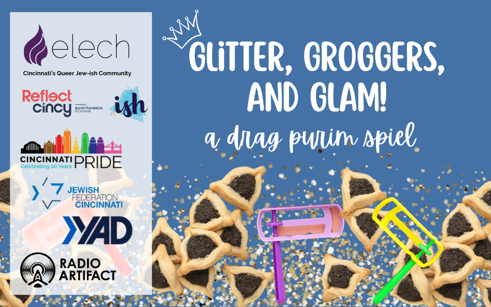 Glitter, Groggers, and Glam! A Drag Purim Spiel