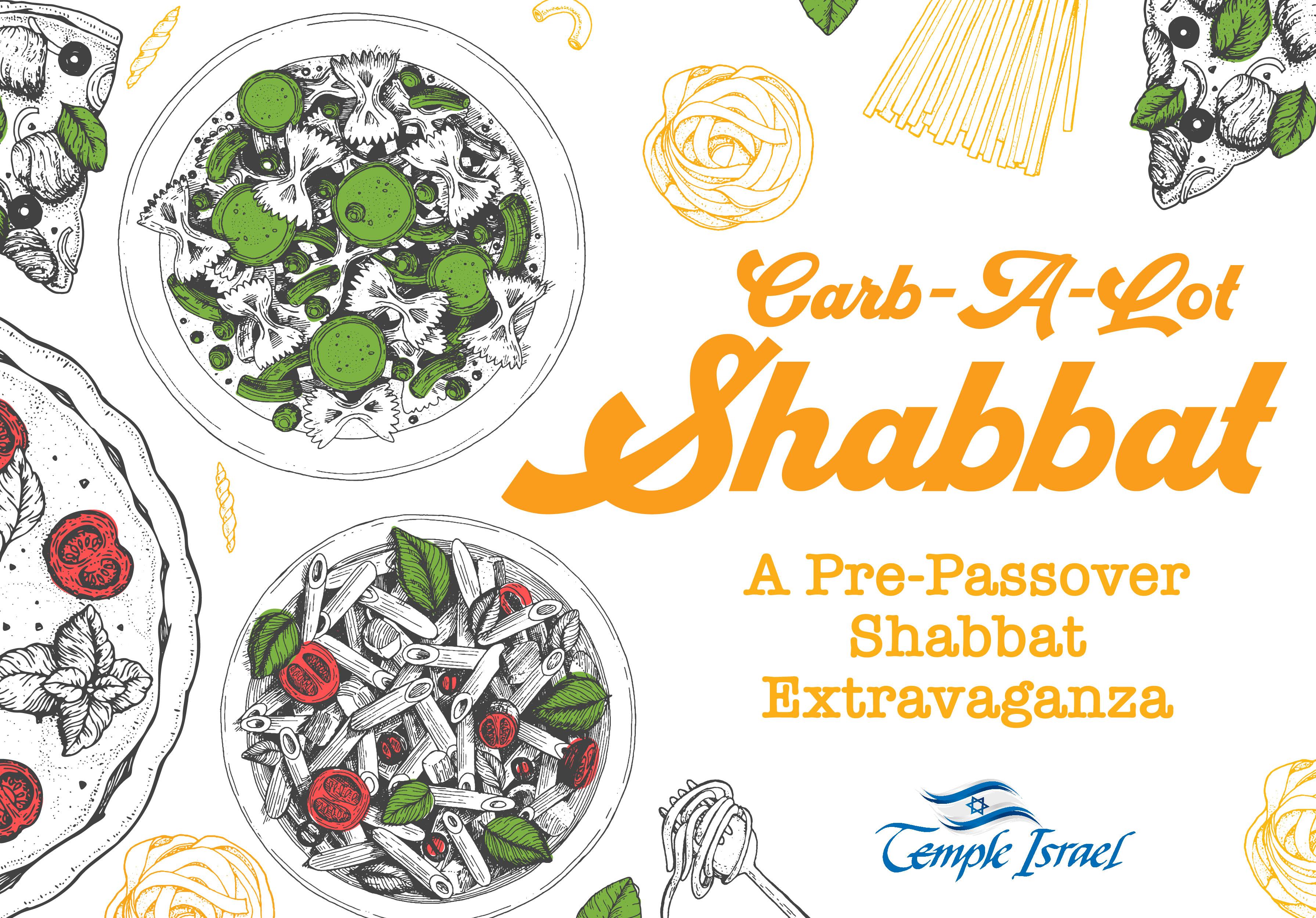 Carb-A-Lot Shabbat Congregational Dinner